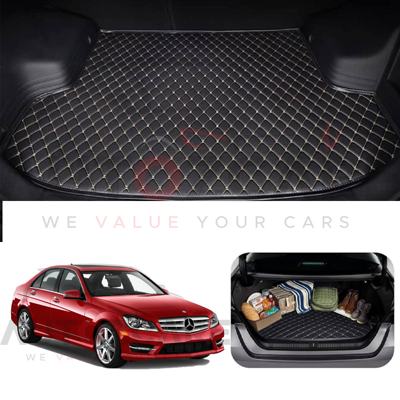 Mercedes C200 7D Custom Car Trunk Mat - Model 2008-2014