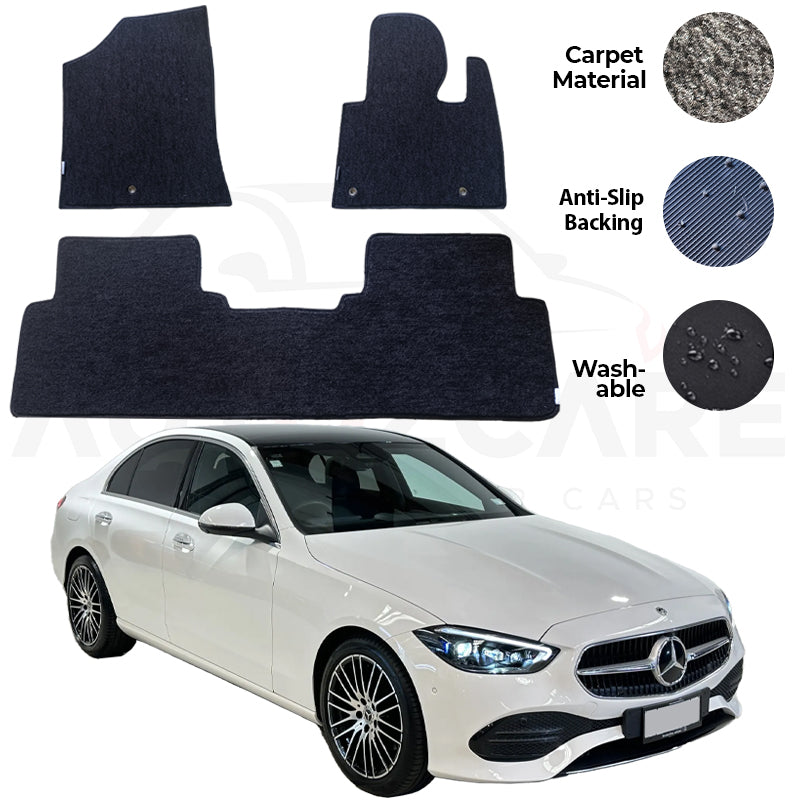 Mercedes C200 Genuine Fitting Carpet Floor Mat 5PCS - Model 2022-2025