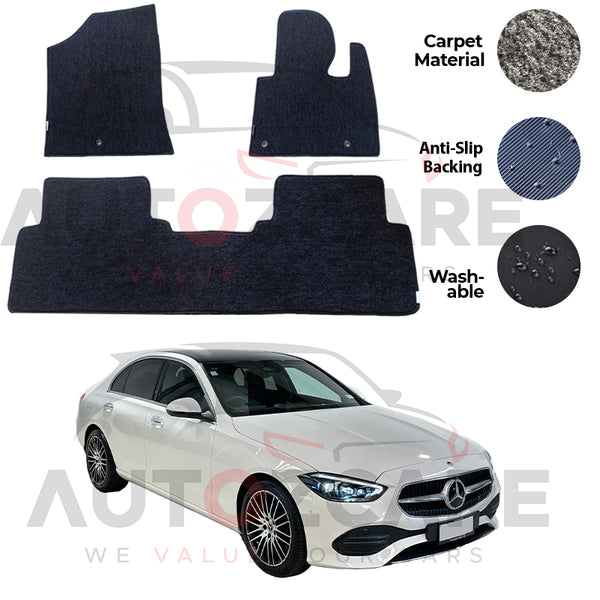 Mercedes C200 Genuine Fitting Carpet Floor Mat 5PCS - Model 2022-2025