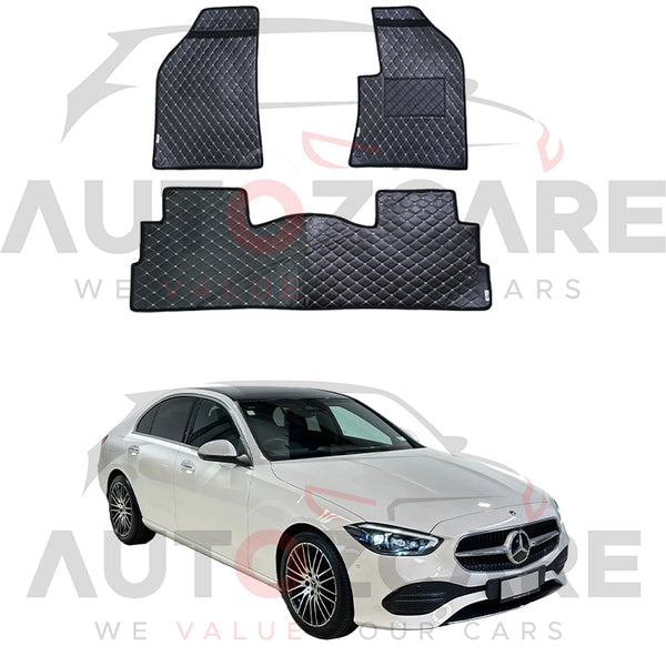 Mercedes C200 7D Floor Mat ( Flat Style ) 5PCS - Model 2022-2025