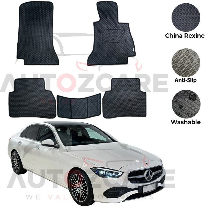 Mercedes C200 China Rexine Floor Mat 5PCS - Model 2022-2025