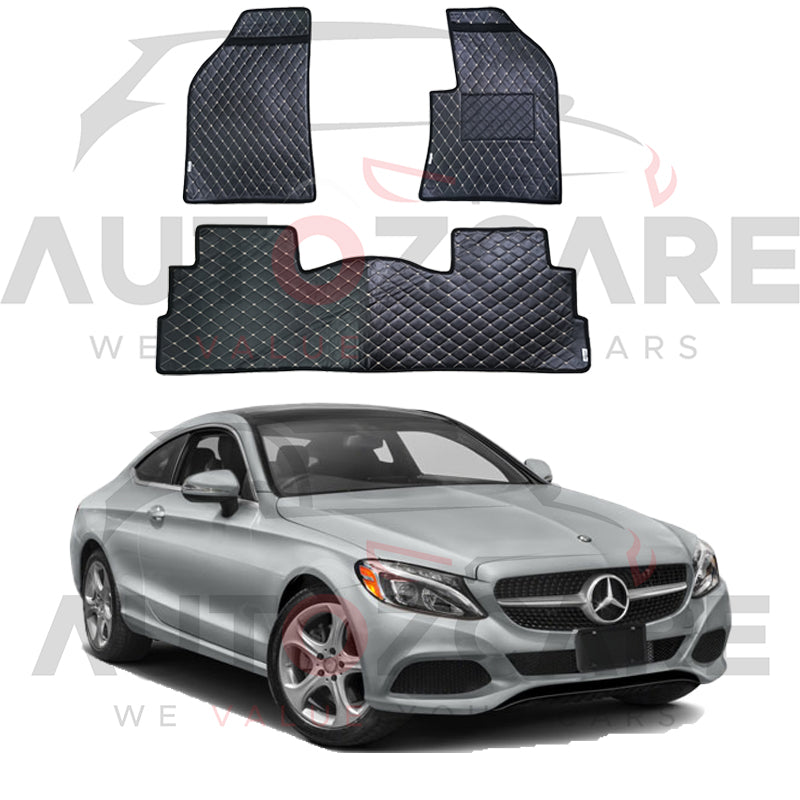 Mercedes C200 7D Floor Mat ( Flat Style ) 5PCS - Model 2015-2021