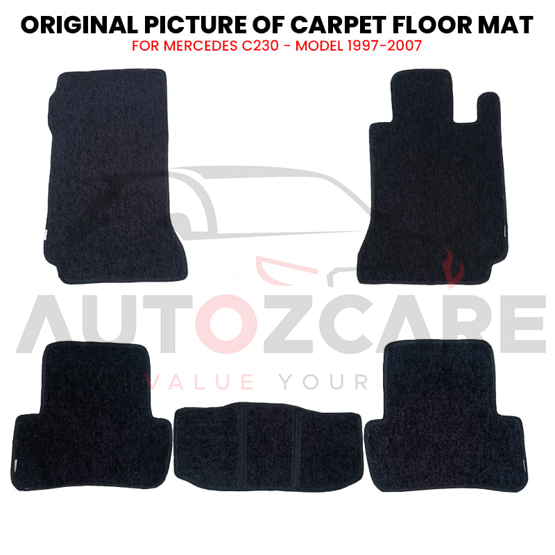 Mercedes C230 Genuine Fitting Carpet Floor Mat 5PCS -Model 1997-2007