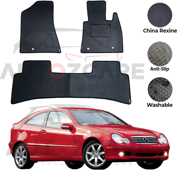 Mercedes C230 China Rexine Floor Mat 5PCS - Model 1997-2007