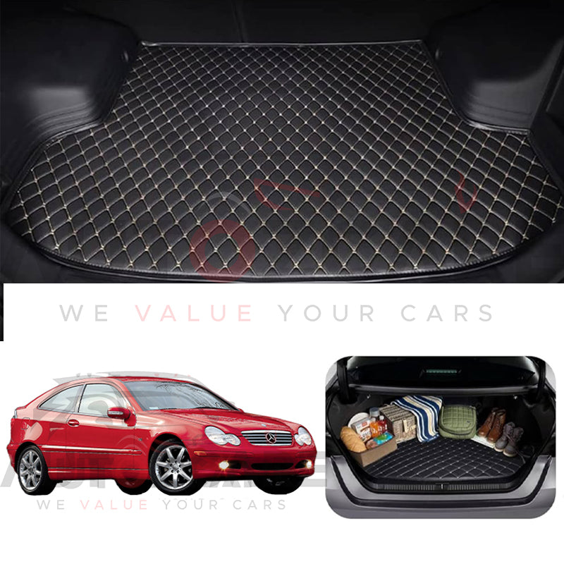 Mercedes C230 7D Custom Car Trunk Mat - Model 1997-2007
