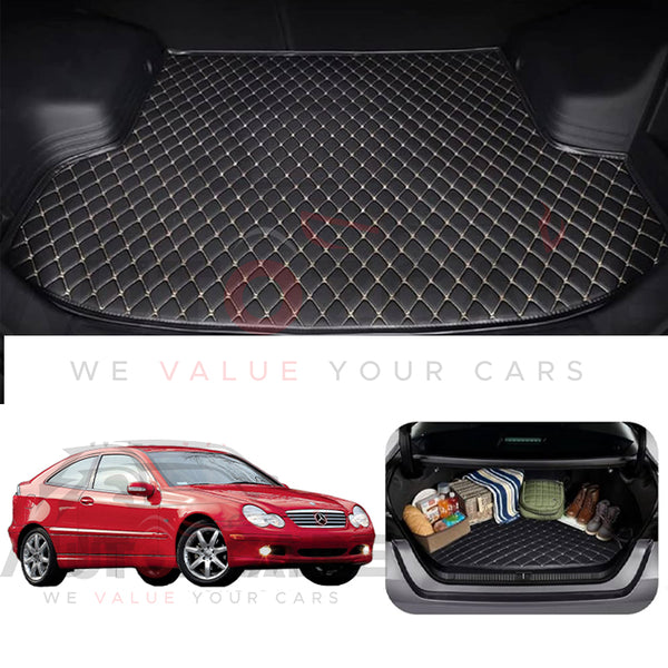 Mercedes C230 7D Custom Car Trunk Mat - Model 1997-2007