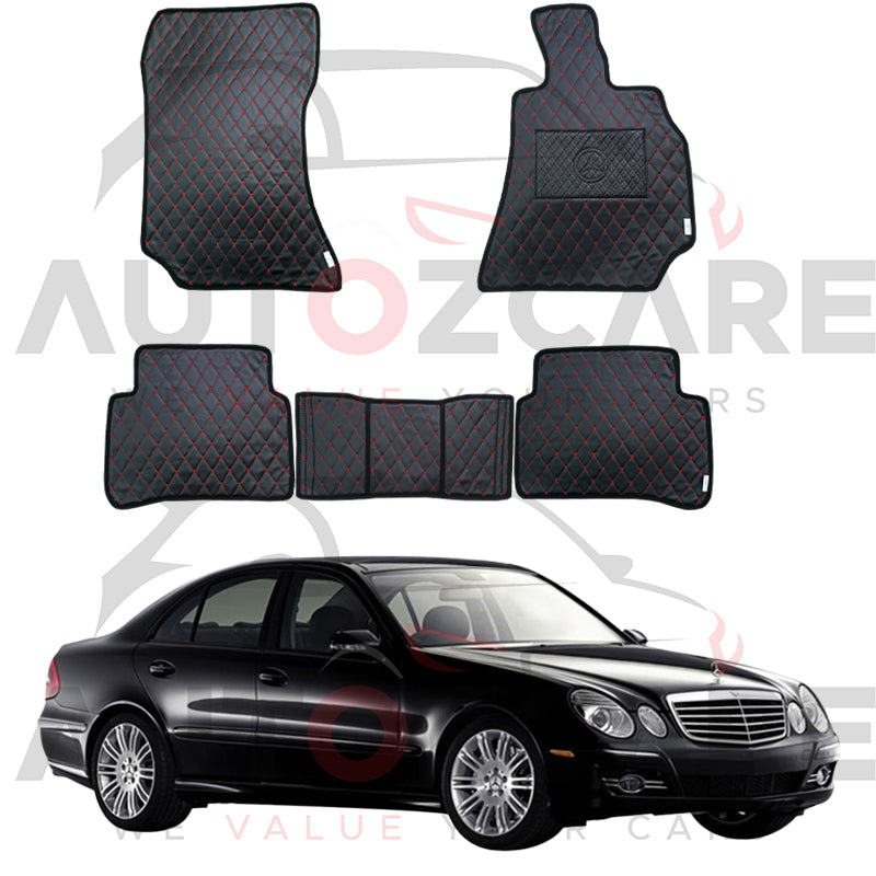 Mercedes E200 7D Floor Mat (Flat Style) 5PCS - Model 2002-2009