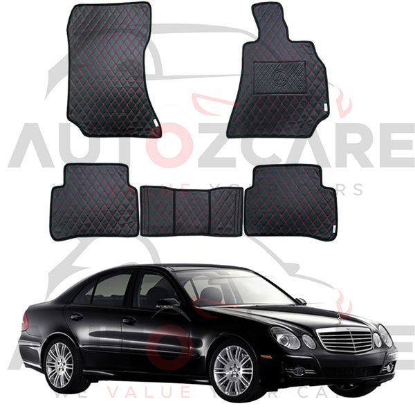 Mercedes E200 7D Floor Mat (Flat Style) 5PCS - Model 2002-2009