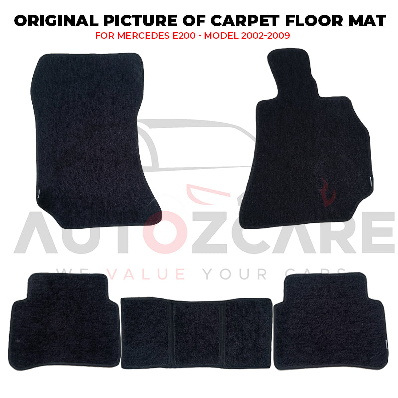 Mercedes E200 Genuine Fitting Carpet Floor Mat 5PCS - Model 2002-2009