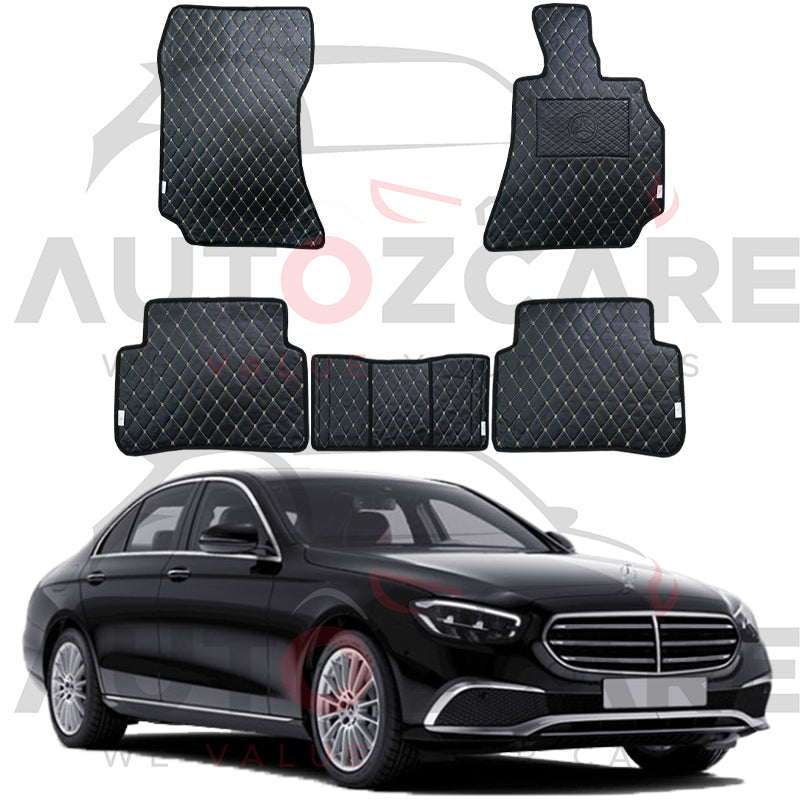 Mercedes E200 7D Floor Mat (Flat Style) 5PCS - Model 2009-2025