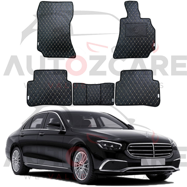 Mercedes E200 7D Floor Mat (Flat Style) 5PCS - Model 2009-2025