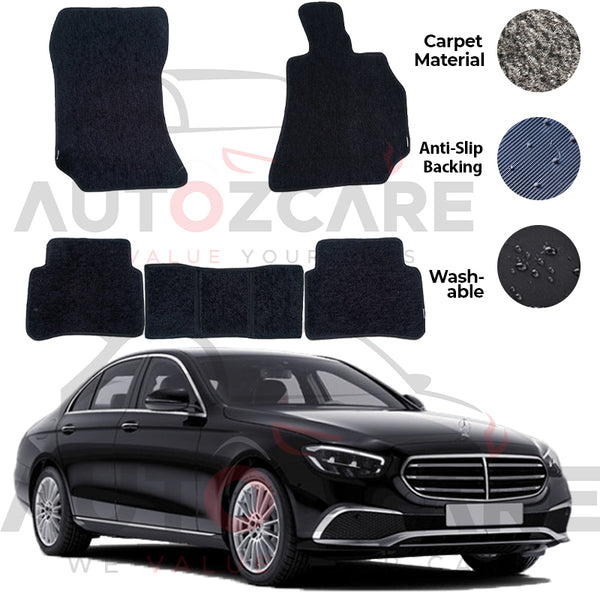 Mercedes E200 Genuine Fitting Carpet Floor Mat 5PCS - Model 2009-2025