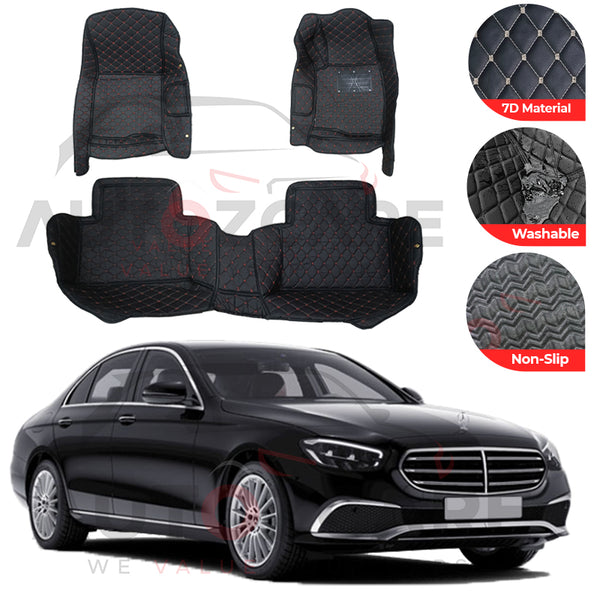 Mercedes E200 7D Floor Mat (Tray Style) 3PCS - Model 2009-2025