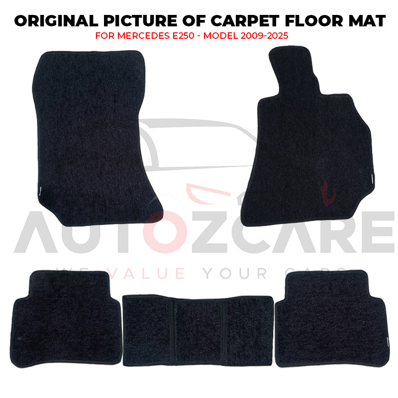 Mercedes E250 Genuine Fitting Carpet Floor Mat 5PCS - Model 2009-2025