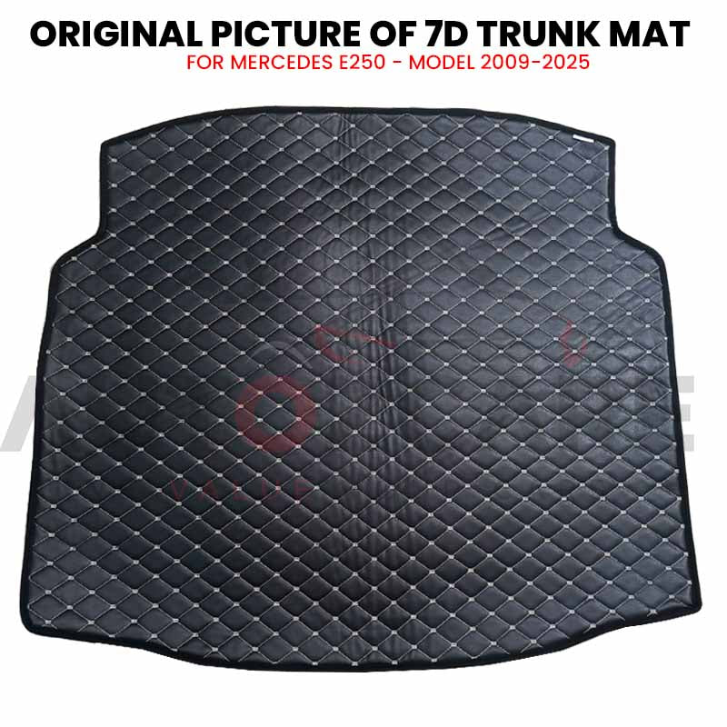 Mercedes E250 7D Custom Car Trunk Mat - Model 2009-2025