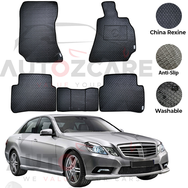 Mercedes E250 China Rexine Floor Mat 5PCS - Model 2009-2025