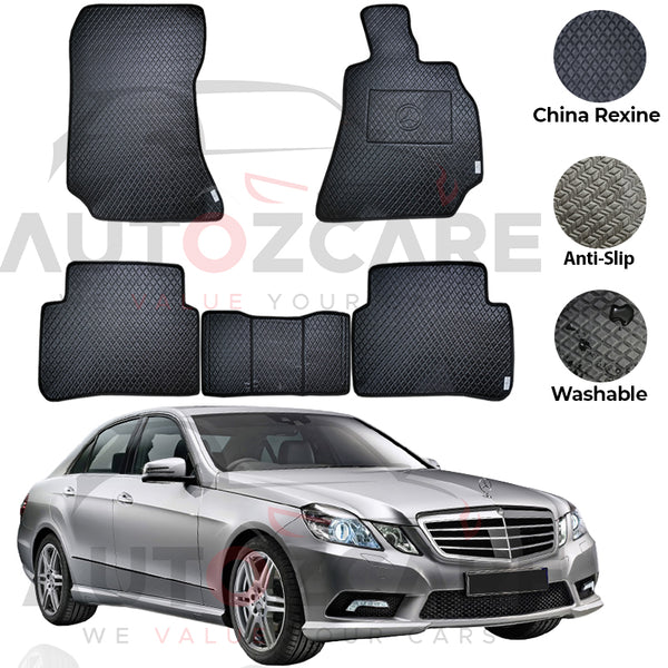 Mercedes E250 China Rexine Floor Mat 5PCS - Model 2009-2025