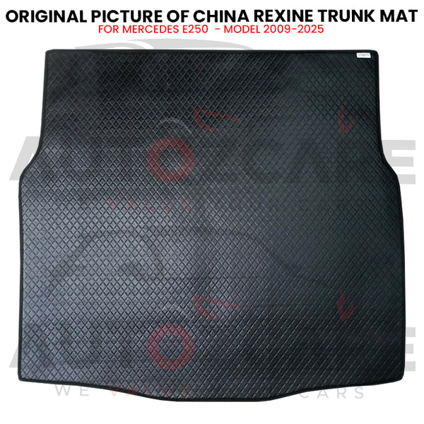 Mercedes E250 China Rexine Custom-Size Trunk Mat - Model 2009-2025