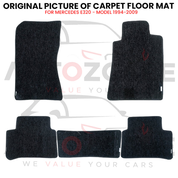 Mercedes E320 Genuine Fitting Carpet Floor Mat 5PCS - Model 1994-2009