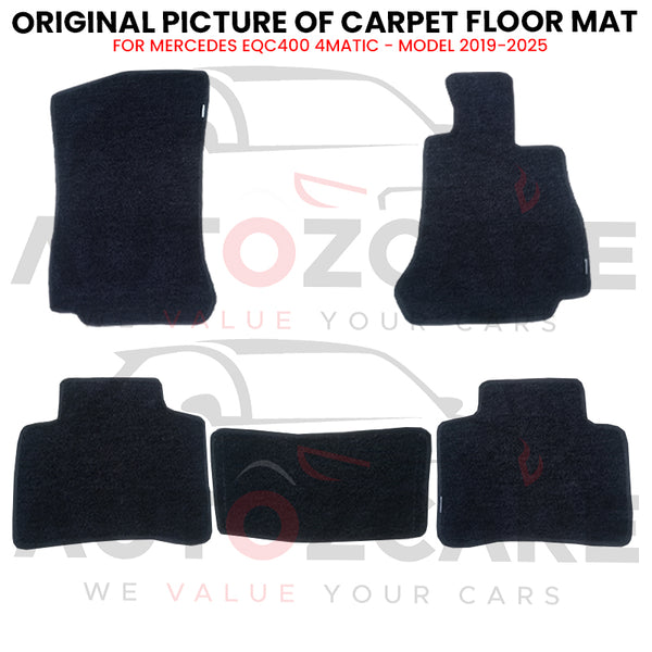 Mercedes EQC400 4Matic Genuine Fitting Carpet Floor Mat 5PCS - Model 2019-2025