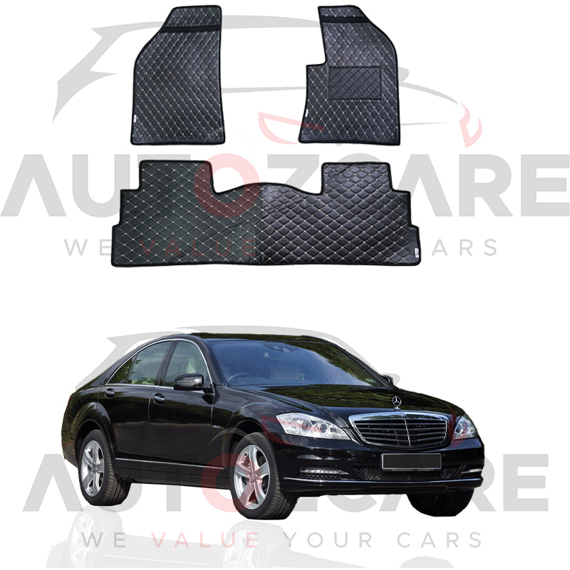 Mercedes S250 7D Floor Mat ( Flat Style ) 3PCS - Model 2005-2013