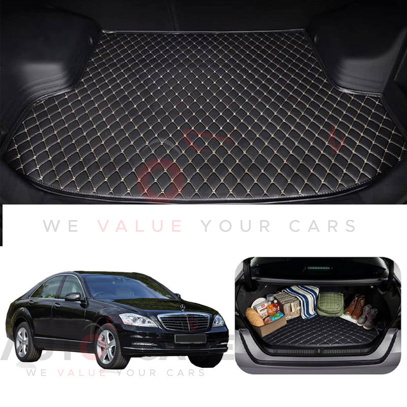 Mercedes S250 7D Custom Car Trunk Mat - Model 2005-2013