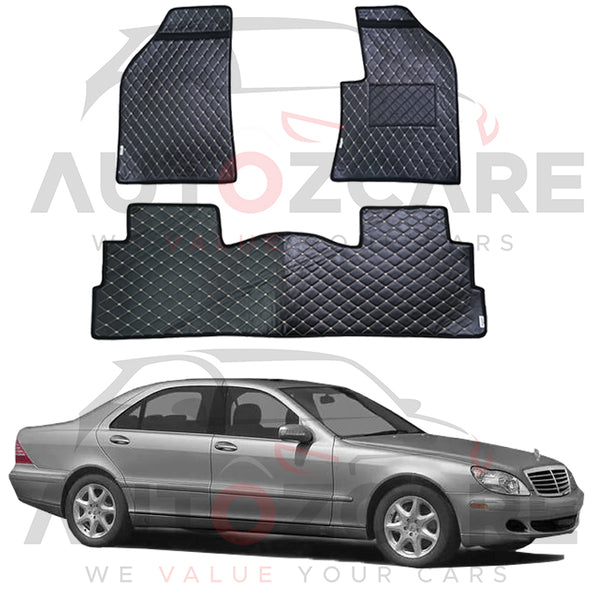 Mercedes S320 7D Floor Mat (Flat Style) 5PCS - Model 1998-2005