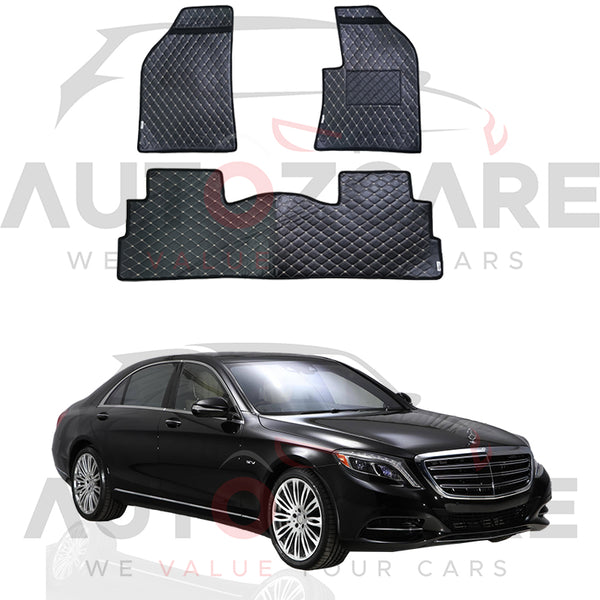 Mercedes S600 7D Floor Mat ( Flat Style ) 3PCS - Model 2005-2013
