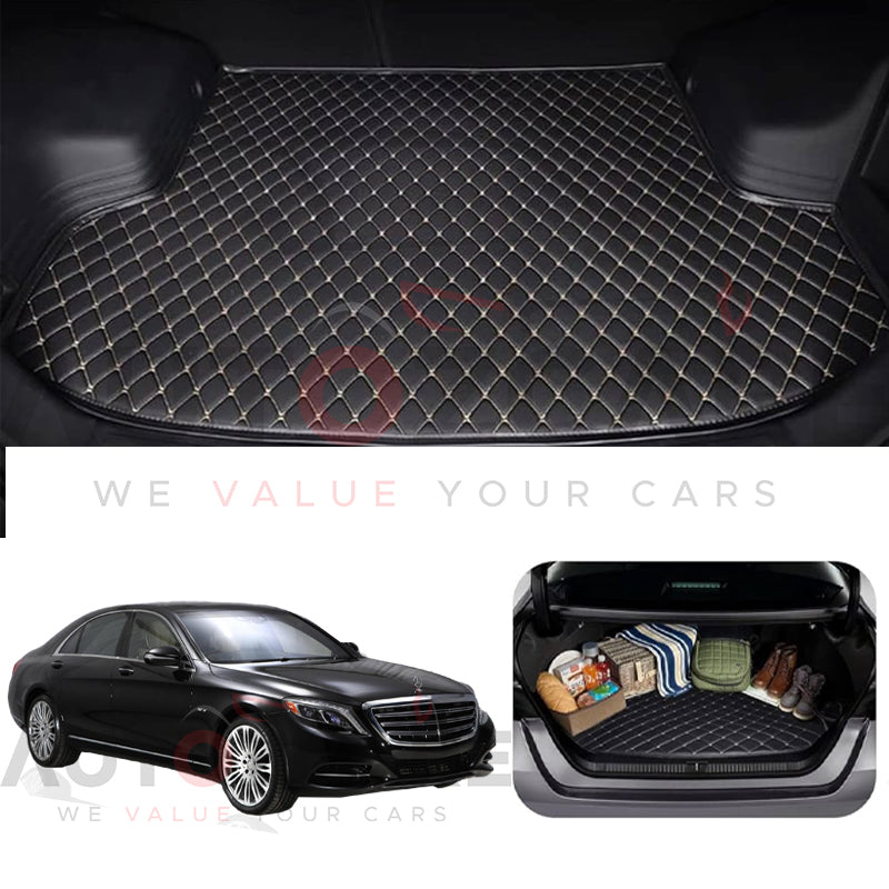 Mercedes S600 7D Custom Car Trunk Mat - Model 2005-2013