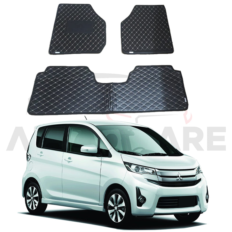 Mitsubishi EK Custom 7D Floor Mat ( Flat Style ) - Model 2013-2018