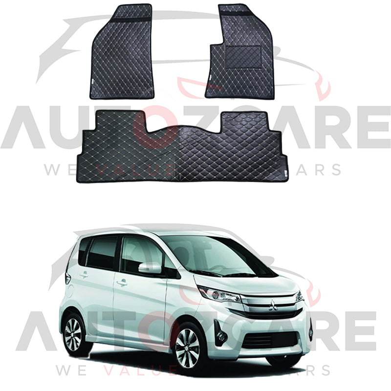 Mitsubishi EK Custom 7D Floor Mat ( Flat Style ) - Model 2013-2019