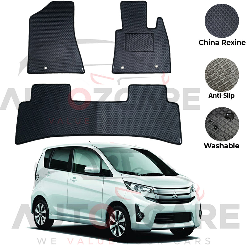 Mitsubishi EK Custom China Rexine Floor Mat 3PCS - Model 2013-2019