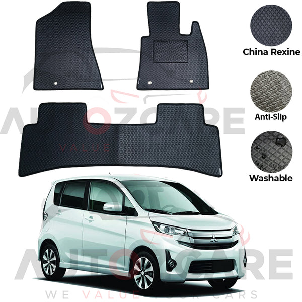 Mitsubishi EK Custom China Rexine Floor Mat 3PCS - Model 2013-2019