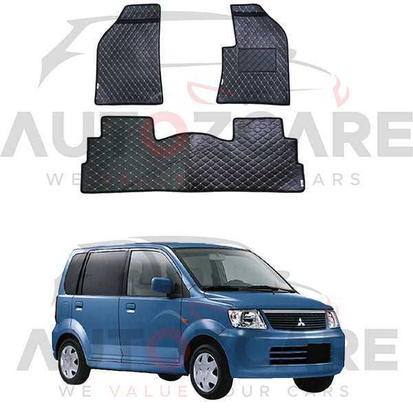 Mitsubishi EK Wagon 7D Floor Mat ( Flat Style ) 2Pcs - Model 2000-2006