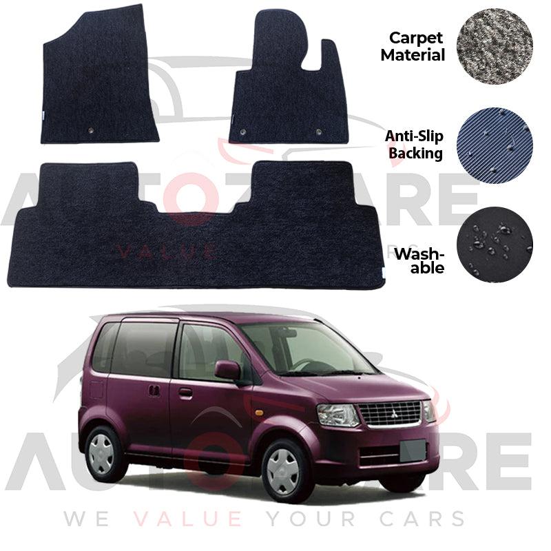 Mitsubishi EK Wagon Fitting Carpet Floor Mat 2PCS - Model 2006-2013