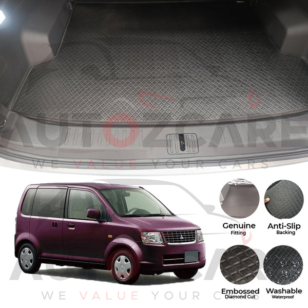 Mitsubishi EK Wagon China Rexine Custom-Size Trunk Mat - Model 2006-2013