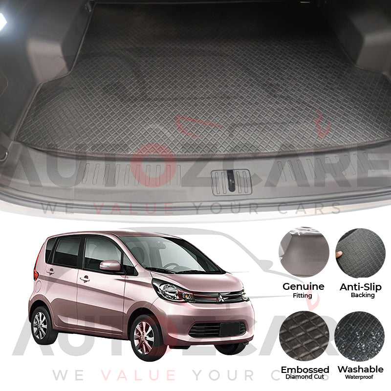 Mitsubishi EK Wagon China Rexine Custom-Size Trunk Mat - Model 2013-2019