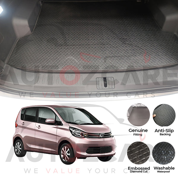 Mitsubishi EK Wagon China Rexine Custom-Size Trunk Mat - Model 2013-2019