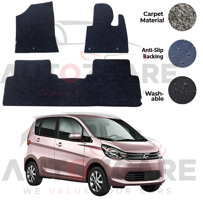 Mitsubishi EK Wagon Fitting Carpet Floor Mat 2PCS - Model 2013-2019