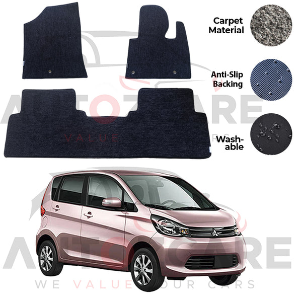 Mitsubishi EK Wagon Fitting Carpet Floor Mat 2PCS - Model 2013-2019