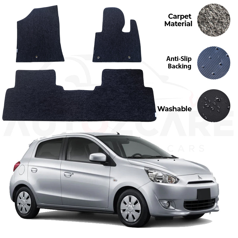 Mitsubishi Mirage Fitting Carpet Floor Mat 3PCS - Model 2012-2008