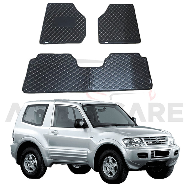 Mitsubishi Pajero 7D Floor Mat ( Flat Style ) 3PCS - Model 1999-2006 - AutozCare Pakistan