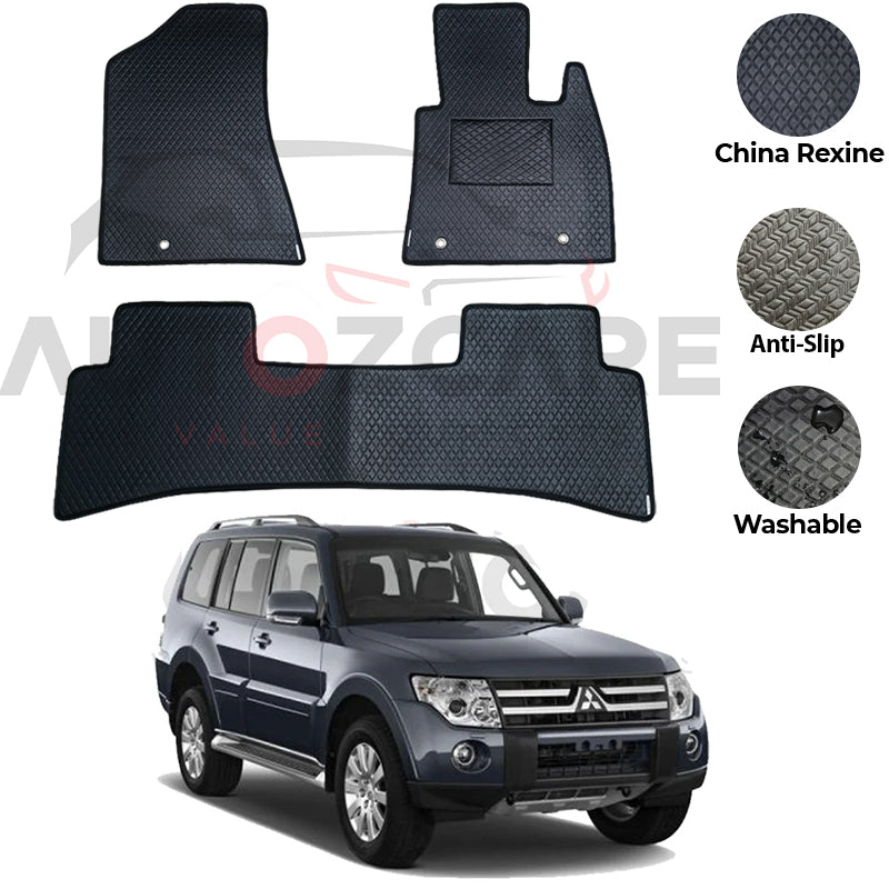 Mitsubishi Pajero China Rexine Floor Mat 3PCS - Model 2006-2018