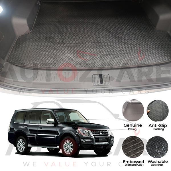 Mitsubishi Pajero China Rexine Custom-Size Trunk Mat - Model 2006-2018
