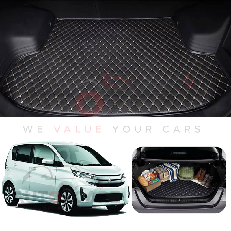 Mitsubishi EK Custom 7D Custom Car Trunk Mat - Model 2013-2018
