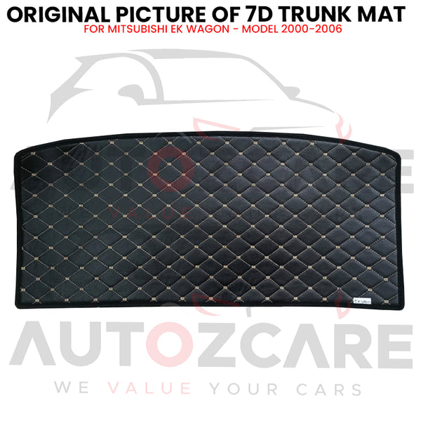 Mitsubishi EK Wagon 7D Custom Car Trunk Mat - Model 2000-2006