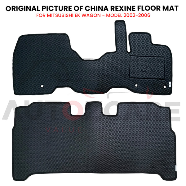 Mitsubishi EK Wagon China Rexine Floor Mat 2PCS - Model 2000-2006