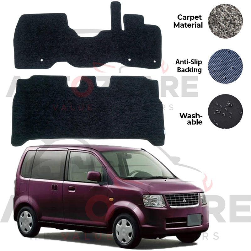 Mitsubishi EK Wagon Fitting Carpet Floor Mat 2PCS - Model 2006-2013