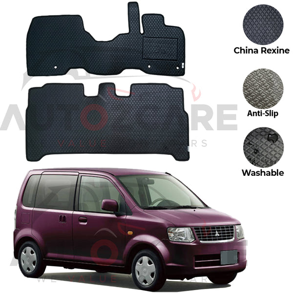 Mitsubishi EK Wagon China Rexine Floor Mat 2PCS - Model 2006-2013