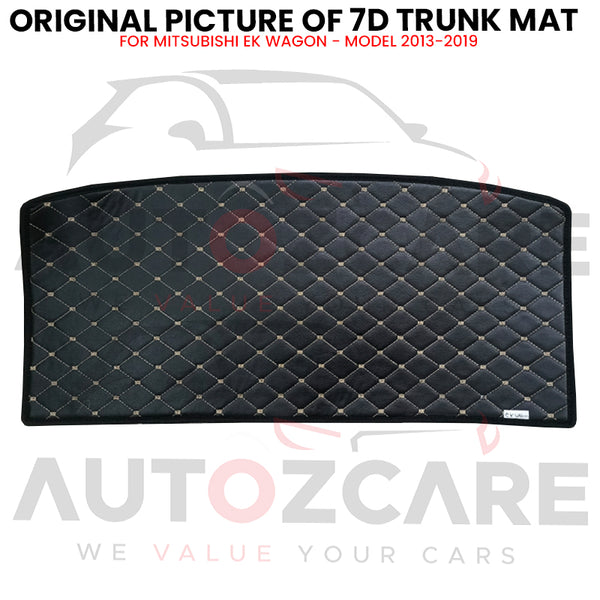 Mitsubishi EK Wagon 7D Custom Car Trunk Mat - Model 2013-2019